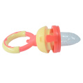 Round handle baby fruit feeding pacifier